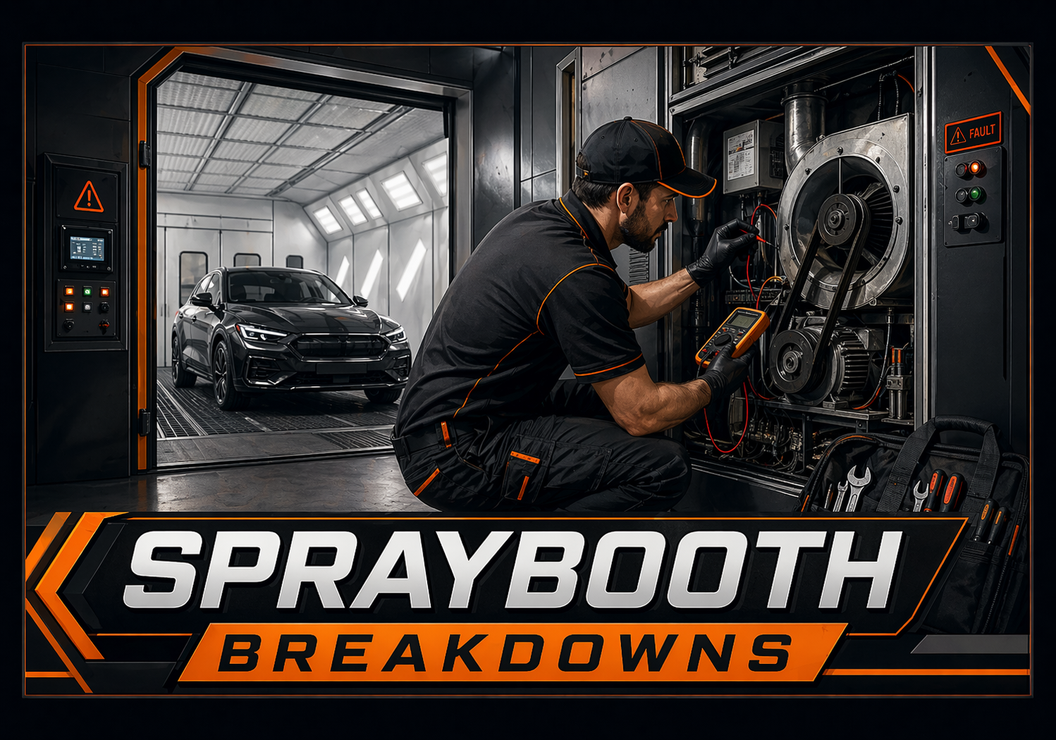 Spraybooth breakdown support