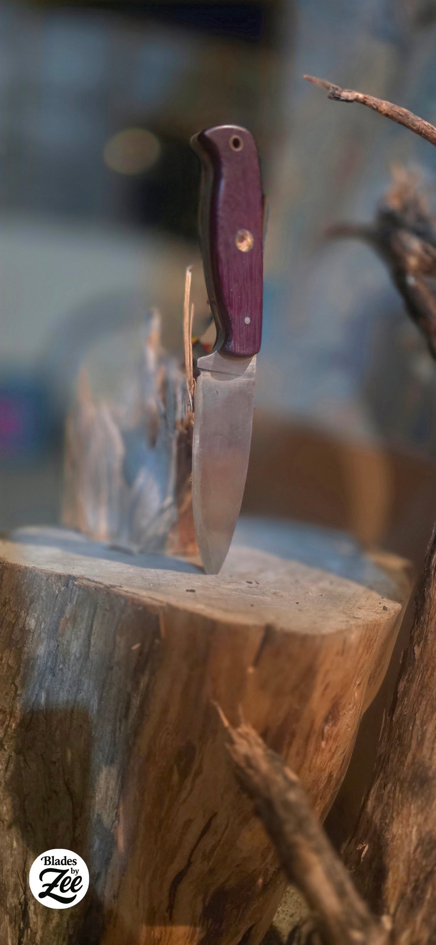 Purpleheart Camp Knife